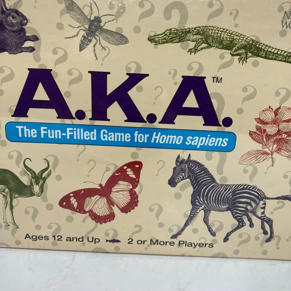 A.K.A Fun-filled Board Nature Game for Homo Sapiens 1994 University Games New